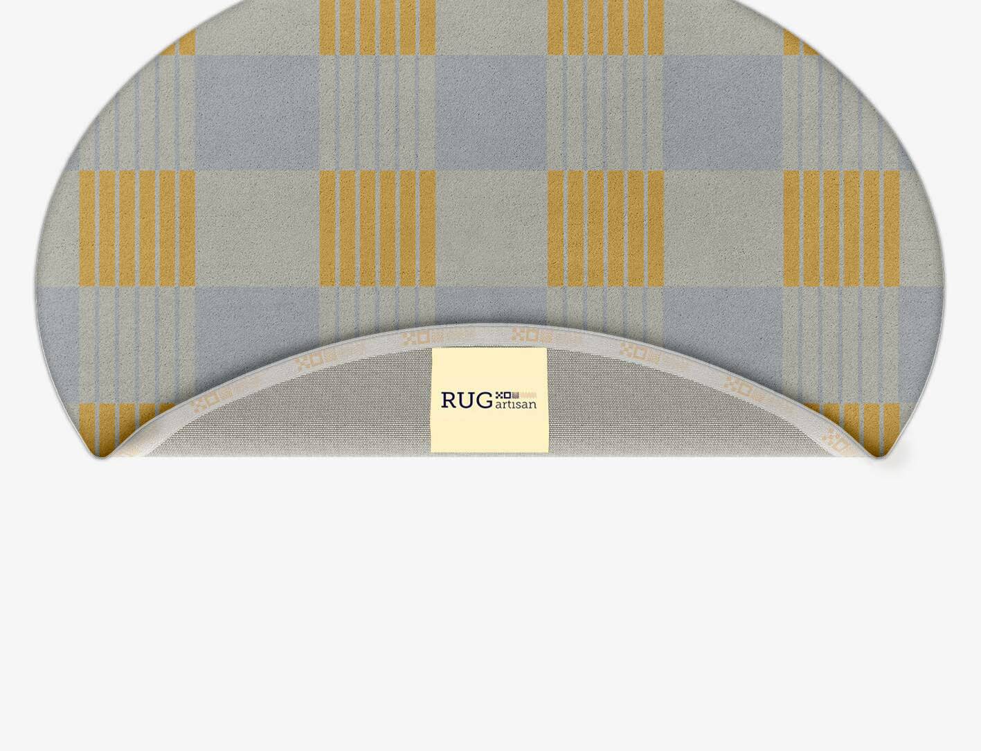 Gin&Tonic Geometric Oval Hand Tufted Pure Wool Custom Rug by Rug Artisan