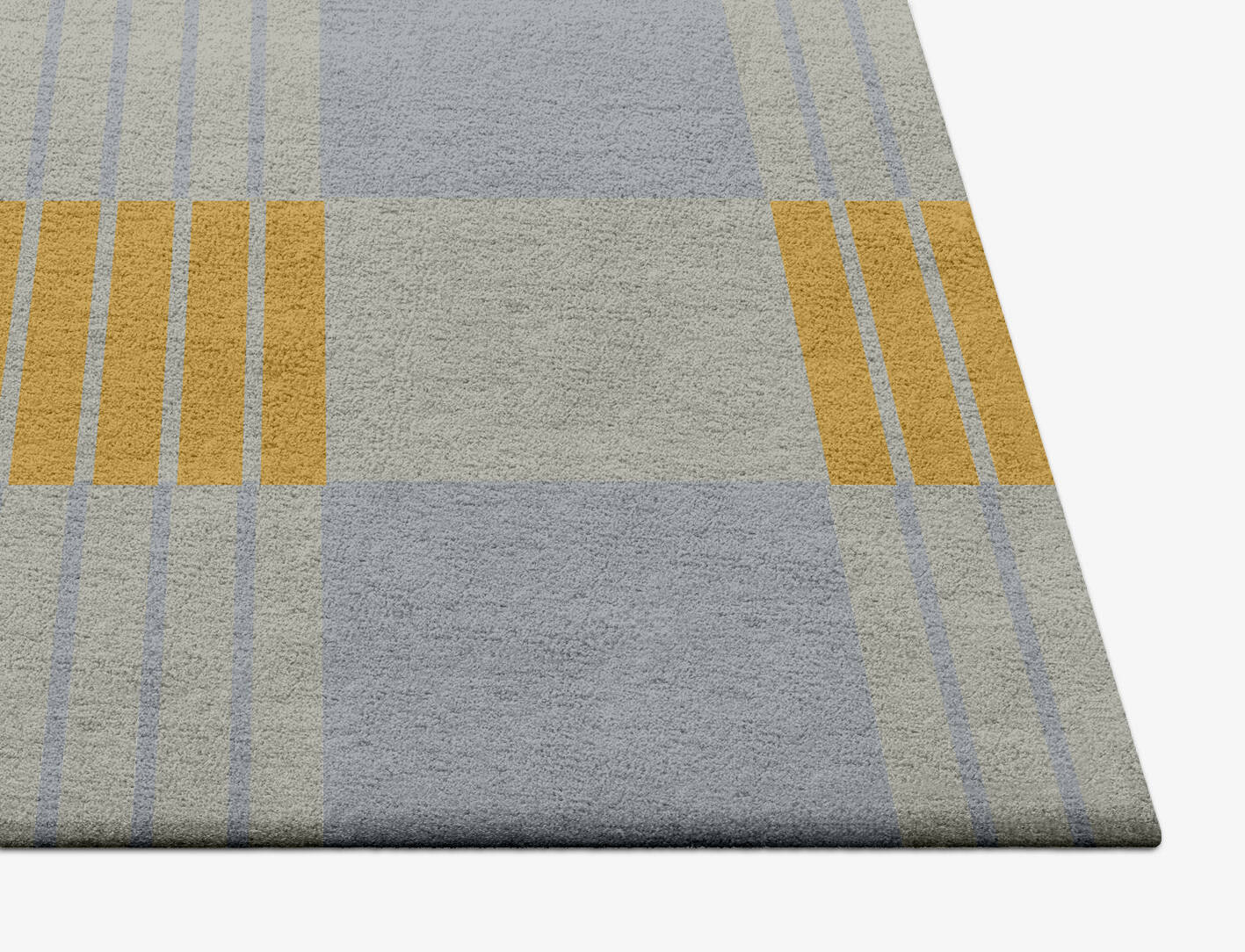 Gin&Tonic Geometric Square Hand Tufted Pure Wool Custom Rug by Rug Artisan