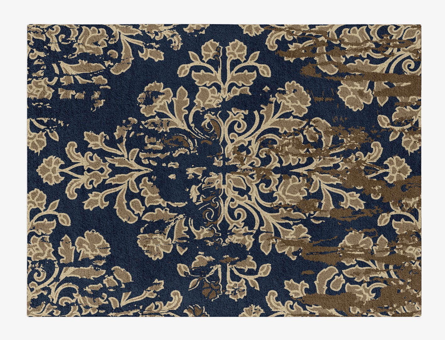 Gissu Persian Bagh Rectangle Hand Tufted Pure Wool Custom Rug by Rug Artisan