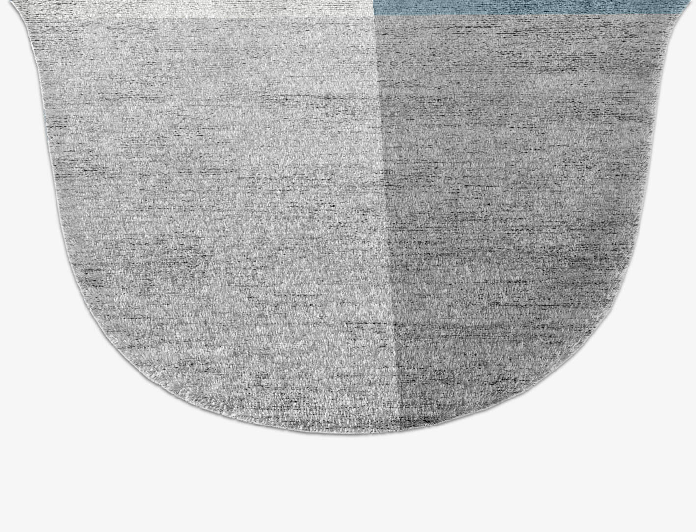 Glacial  Drop Hand Knotted Bamboo Silk Custom Rug by Rug Artisan