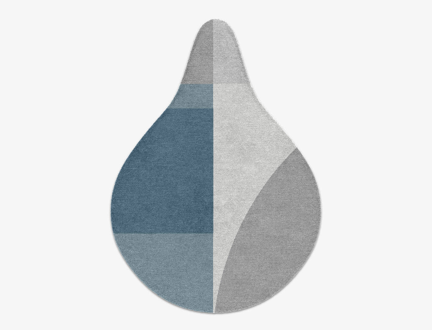 Glacial  Drop Hand Knotted Tibetan Wool Custom Rug by Rug Artisan