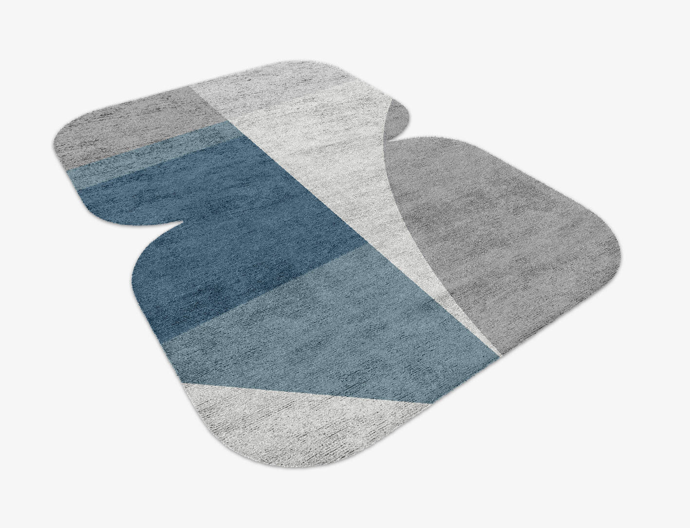 Glacial  Eight Hand Knotted Bamboo Silk Custom Rug by Rug Artisan