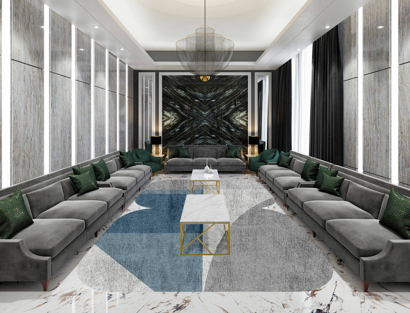 Glacial  Eight Hand Knotted Bamboo Silk Custom Rug by Rug Artisan