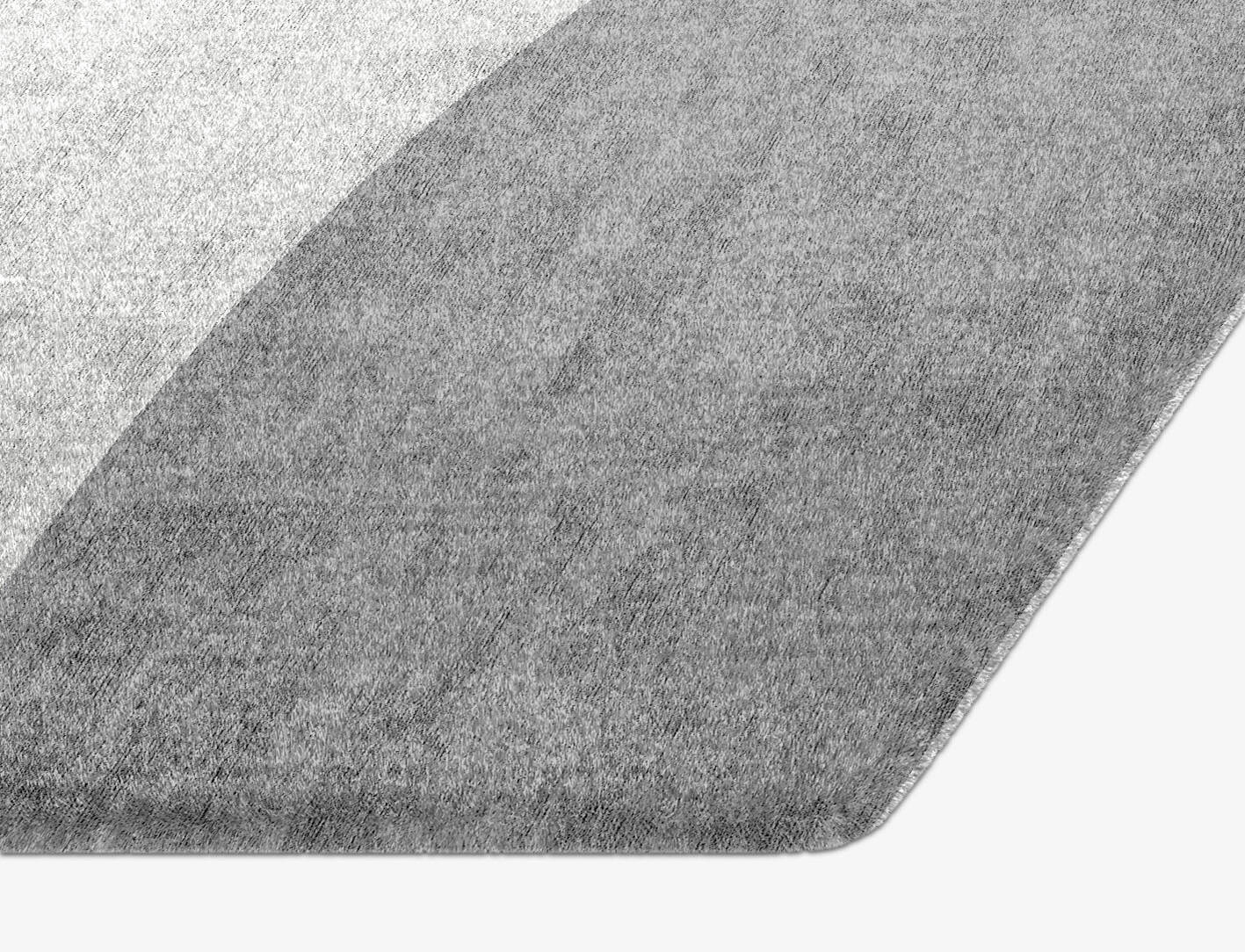Glacial  Hexagon Hand Knotted Bamboo Silk Custom Rug by Rug Artisan