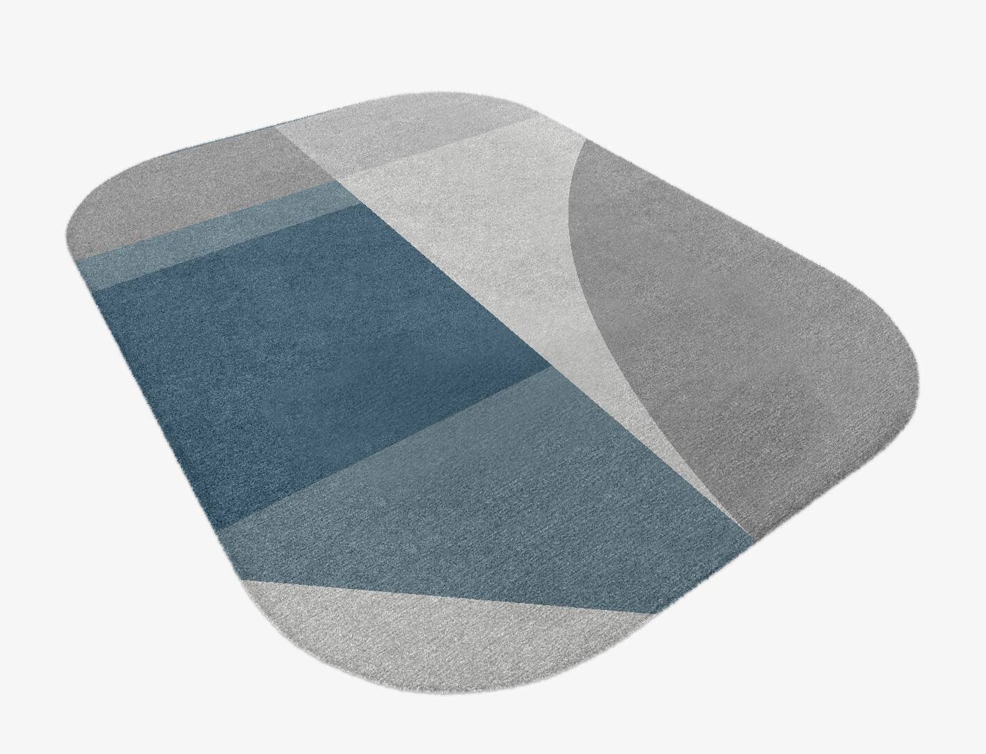 Glacial  Oblong Hand Knotted Tibetan Wool Custom Rug by Rug Artisan