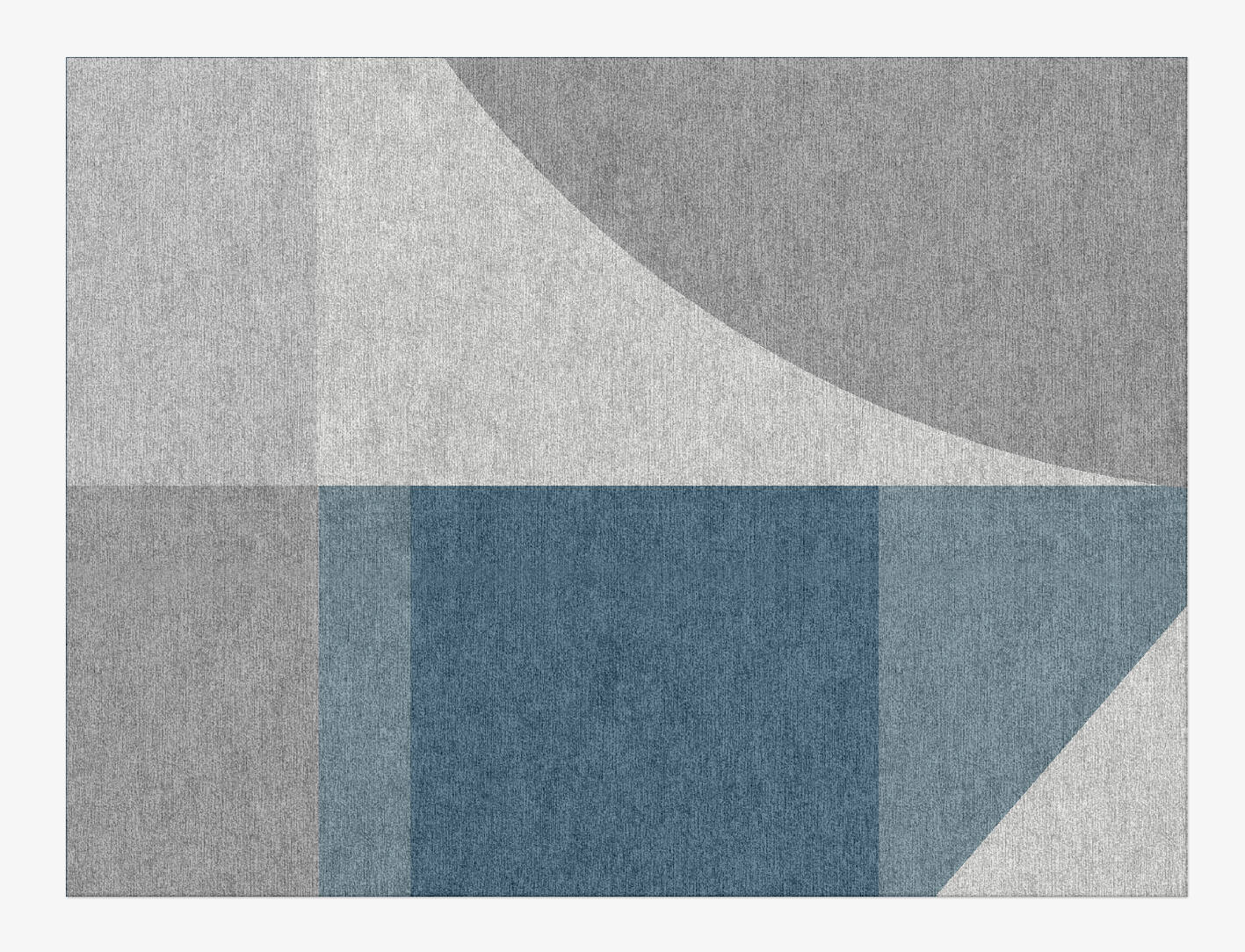 Glacial  Rectangle Hand Knotted Tibetan Wool Custom Rug by Rug Artisan