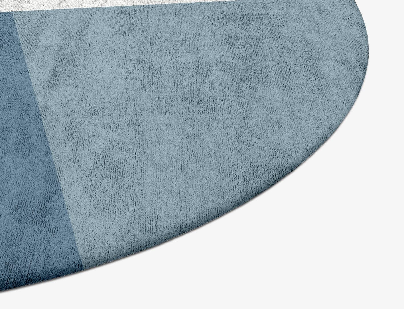 Glacial  Oval Hand Tufted Bamboo Silk Custom Rug by Rug Artisan