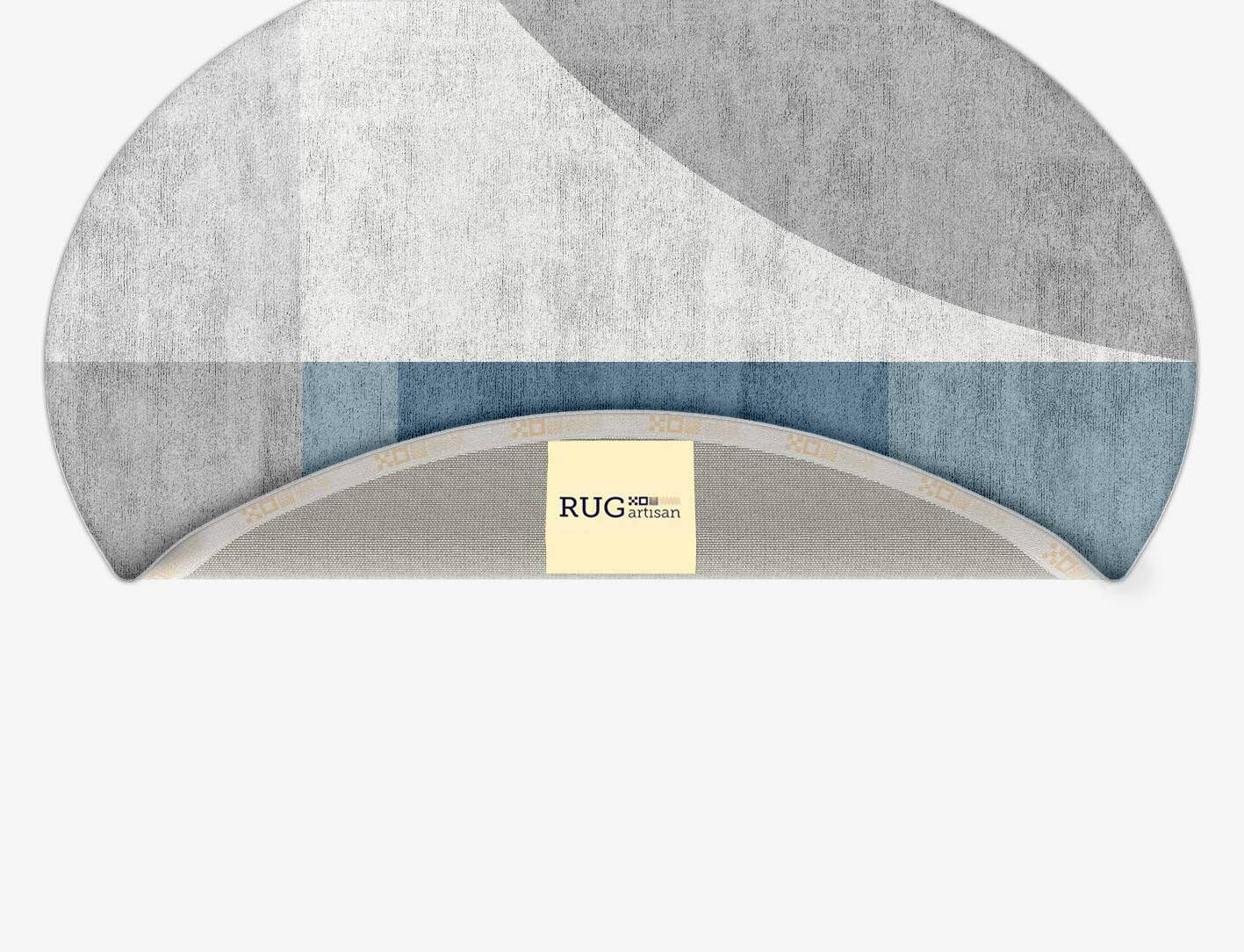 Glacial  Oval Hand Tufted Bamboo Silk Custom Rug by Rug Artisan