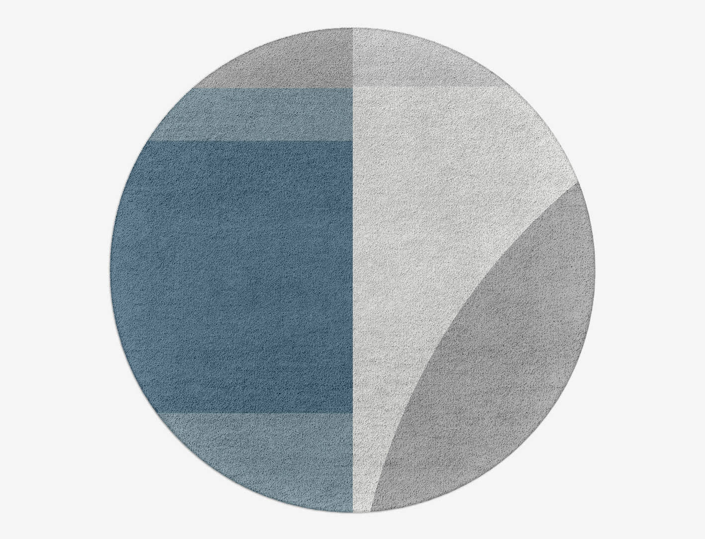 Glacial  Round Hand Tufted Pure Wool Custom Rug by Rug Artisan