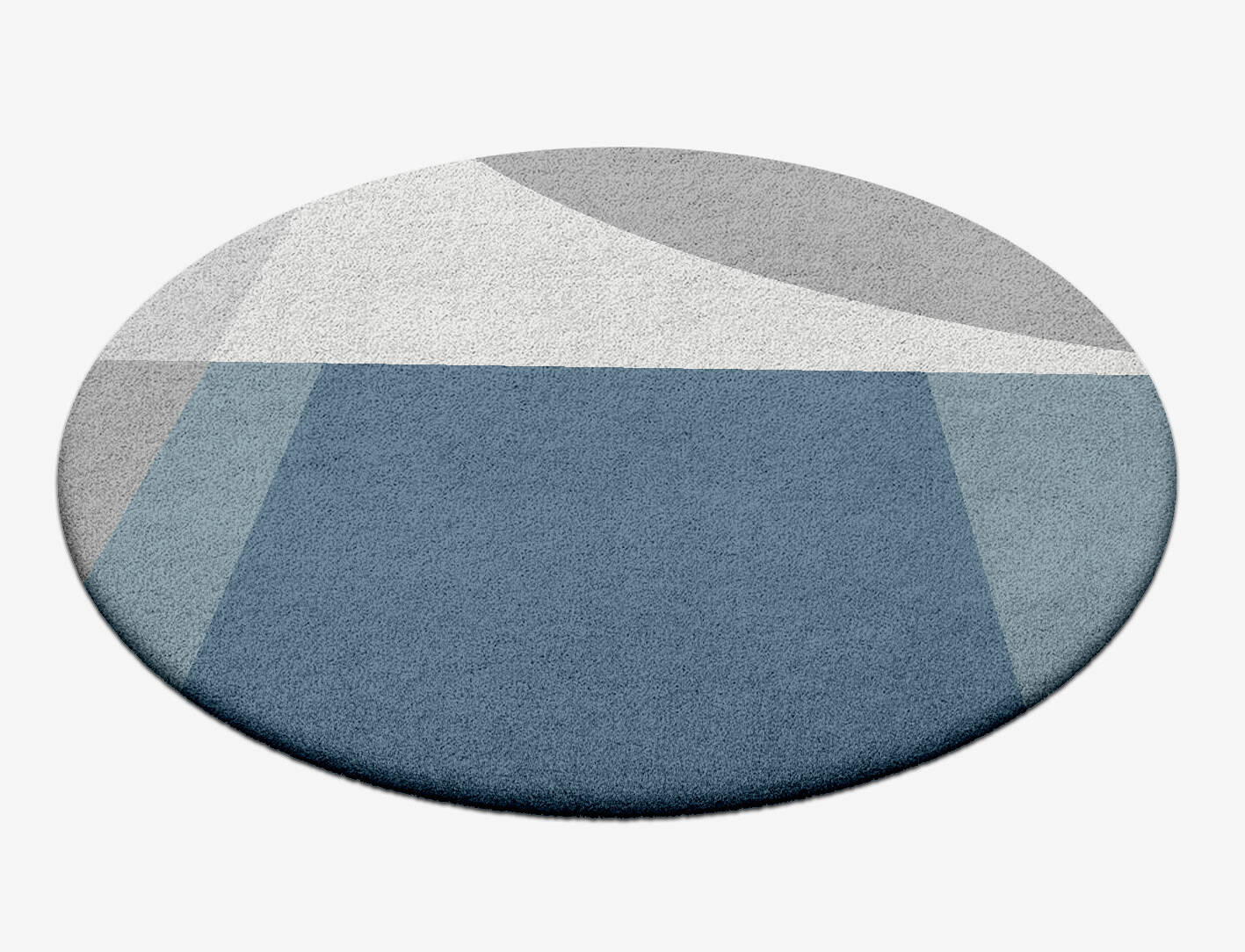 Glacial  Round Hand Tufted Pure Wool Custom Rug by Rug Artisan