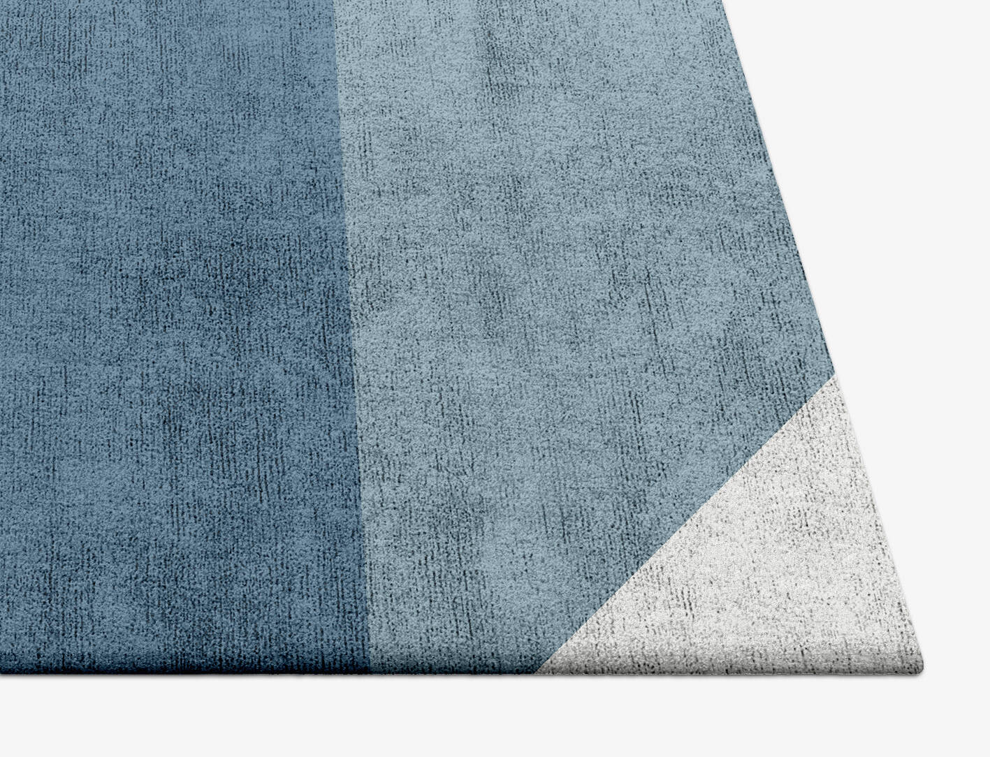 Glacial  Square Hand Tufted Bamboo Silk Custom Rug by Rug Artisan