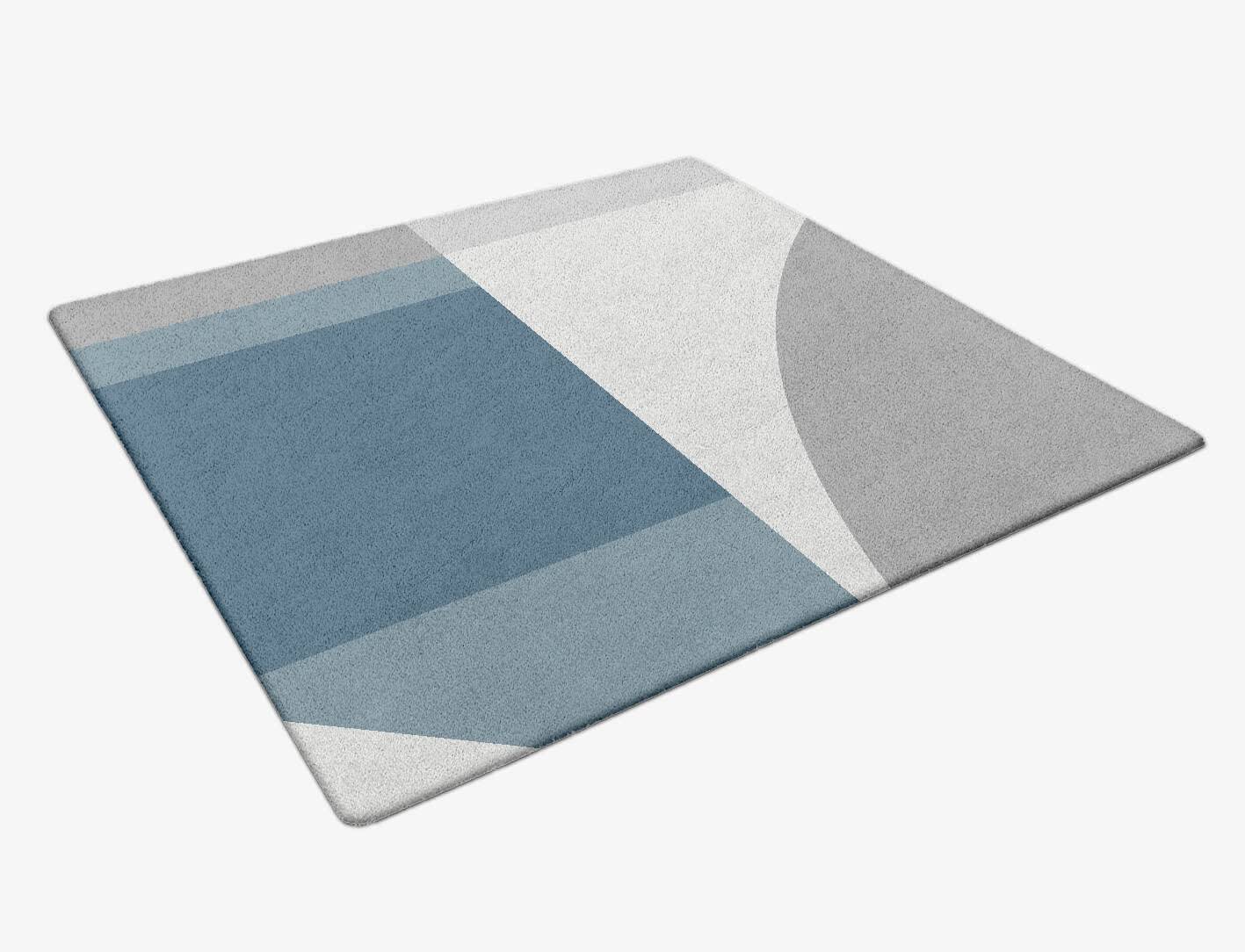 Glacial  Square Hand Tufted Pure Wool Custom Rug by Rug Artisan