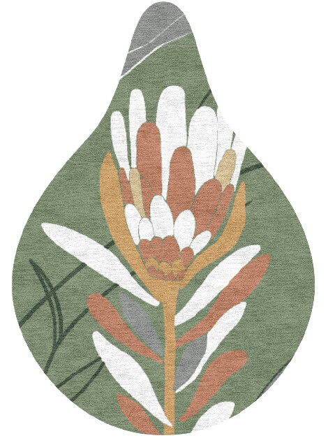 Gladdon Field of Flowers Drop Hand Knotted Tibetan Wool Custom Rug by Rug Artisan