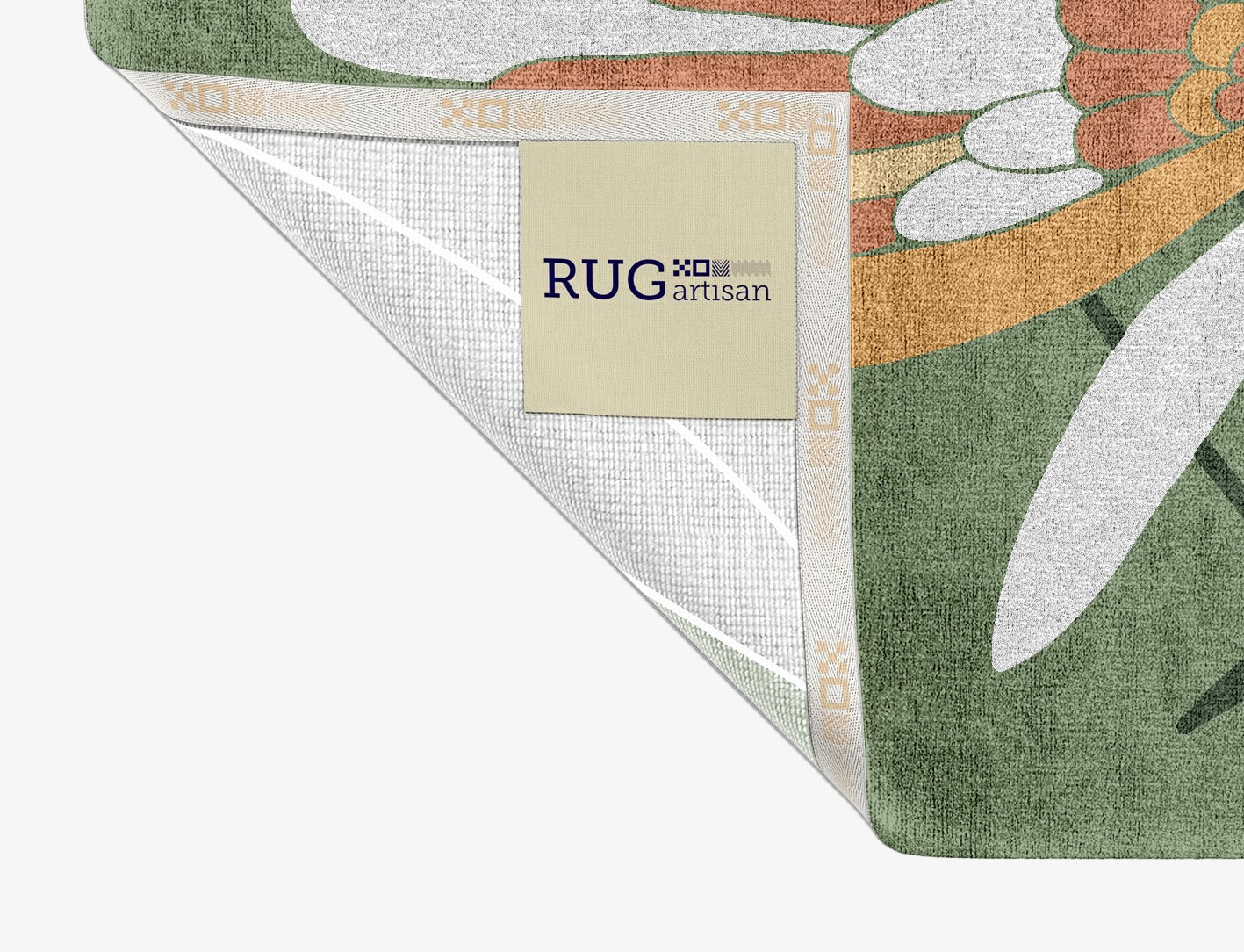 Gladdon Field of Flowers Rectangle Hand Knotted Bamboo Silk Custom Rug by Rug Artisan
