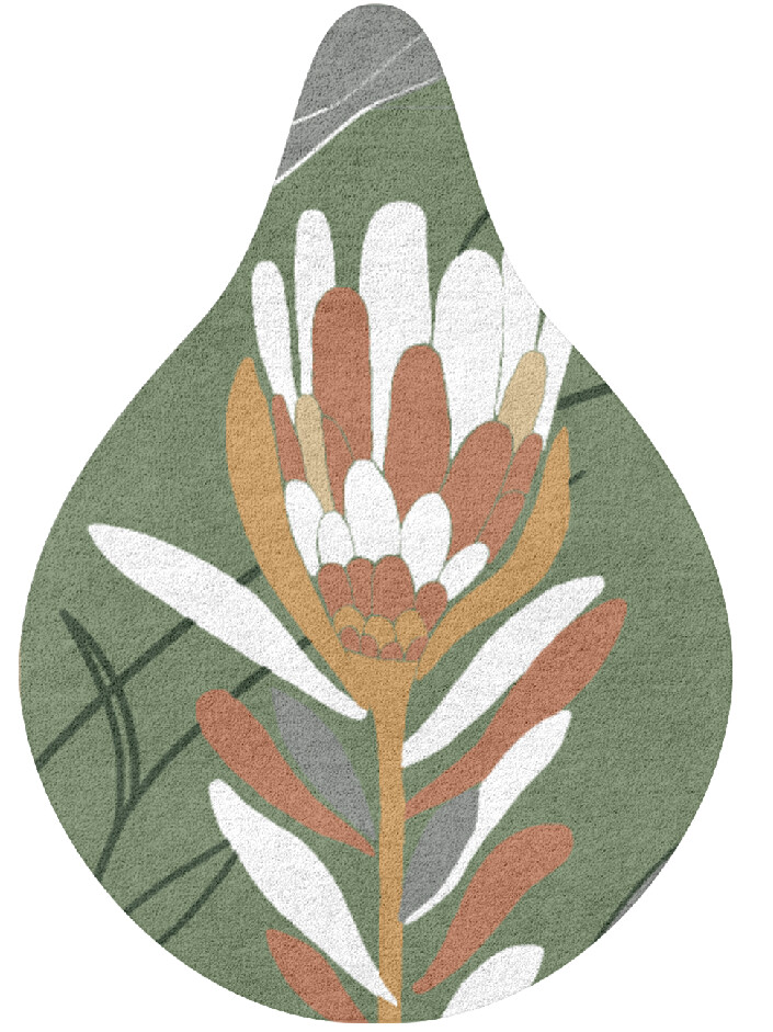 Gladdon Field of Flowers Drop Hand Tufted Pure Wool Custom Rug by Rug Artisan