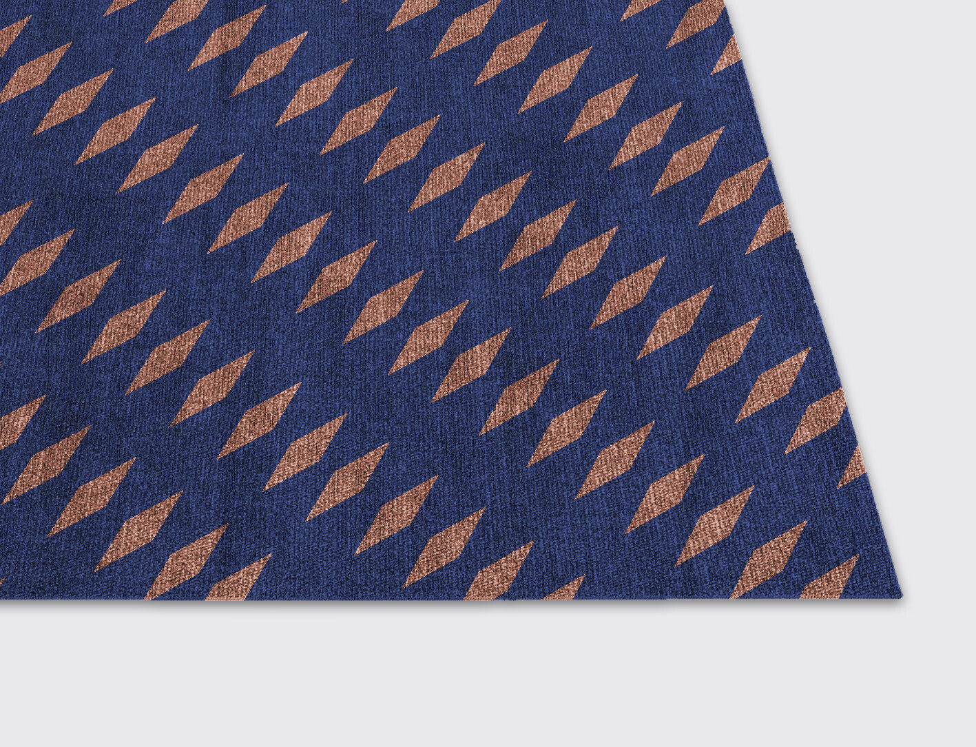 Glen Geometric Rectangle Flatweave Bamboo Silk Custom Rug by Rug Artisan