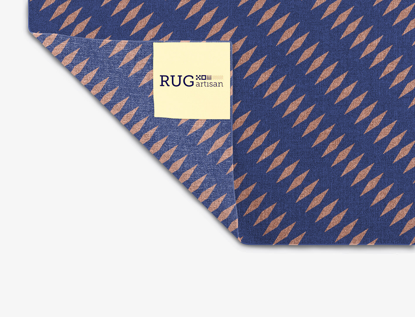Glen Geometric Rectangle Flatweave New Zealand Wool Custom Rug by Rug Artisan
