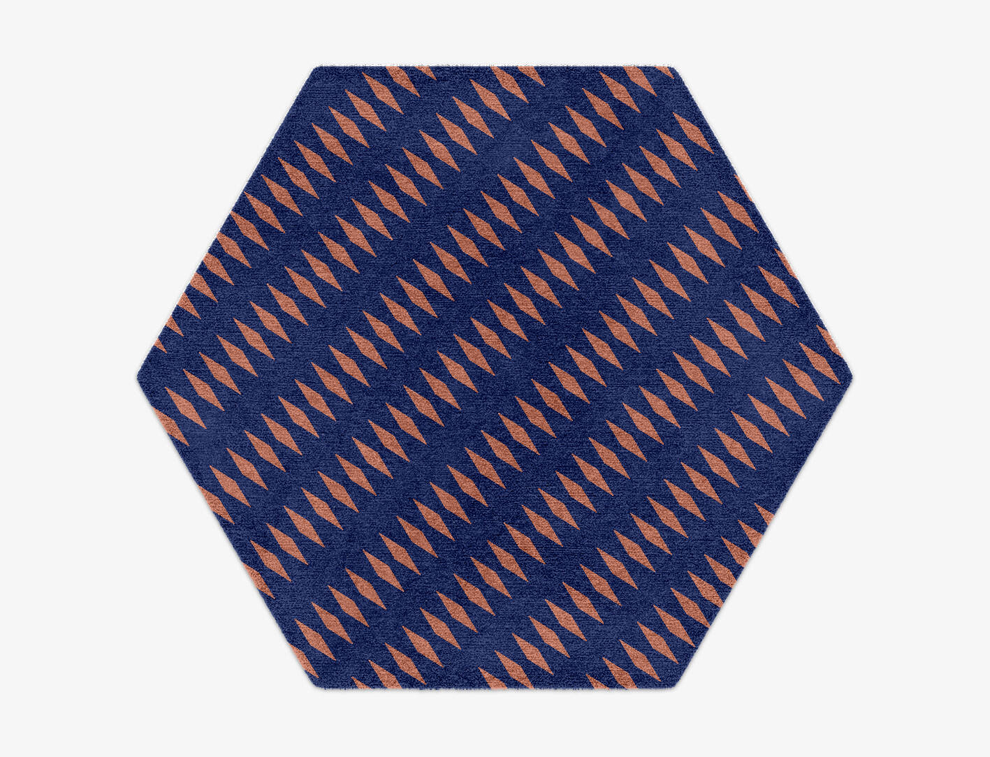 Glen Geometric Hexagon Hand Knotted Tibetan Wool Custom Rug by Rug Artisan