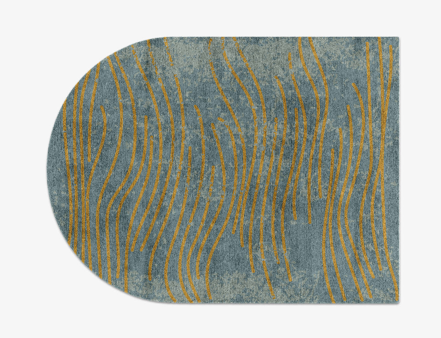 Glitz  Arch Hand Knotted Bamboo Silk Custom Rug by Rug Artisan