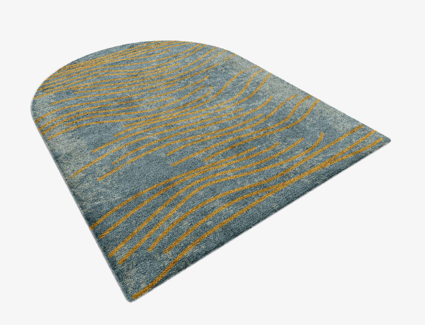 Glitz  Arch Hand Knotted Bamboo Silk Custom Rug by Rug Artisan