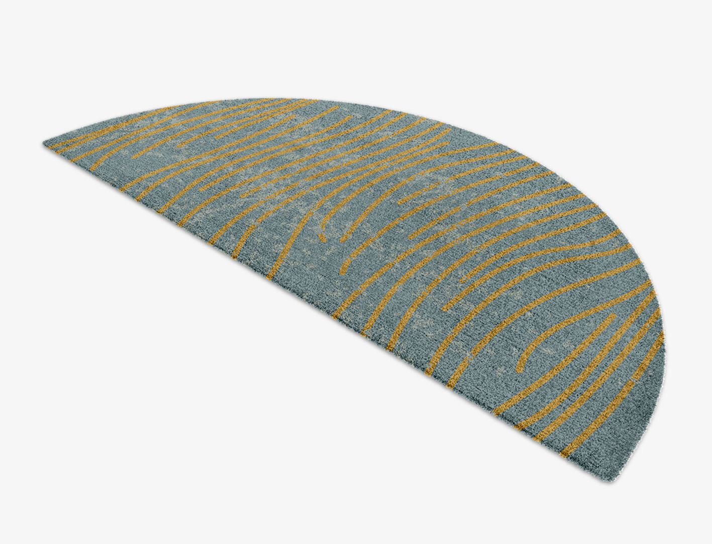 Glitz  Halfmoon Hand Knotted Tibetan Wool Custom Rug by Rug Artisan