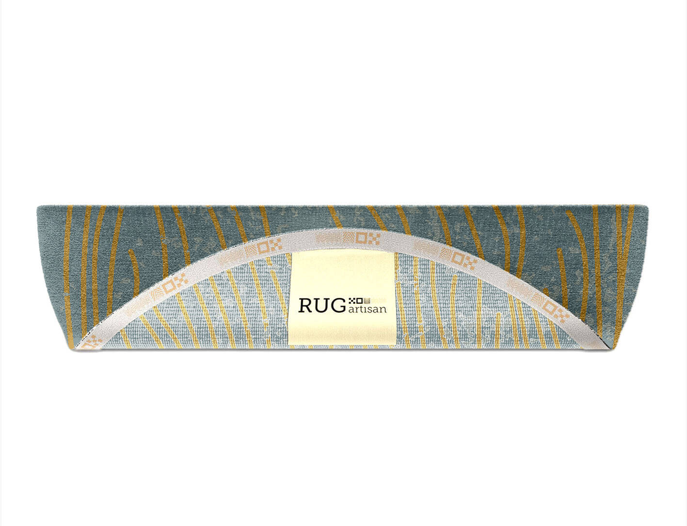 Glitz  Halfmoon Hand Knotted Tibetan Wool Custom Rug by Rug Artisan