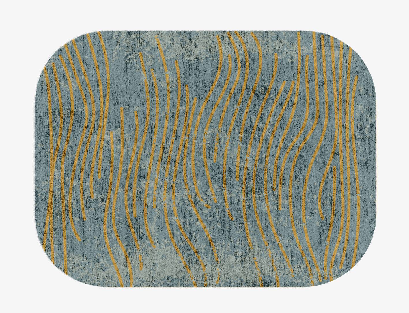 Glitz  Oblong Hand Knotted Bamboo Silk Custom Rug by Rug Artisan