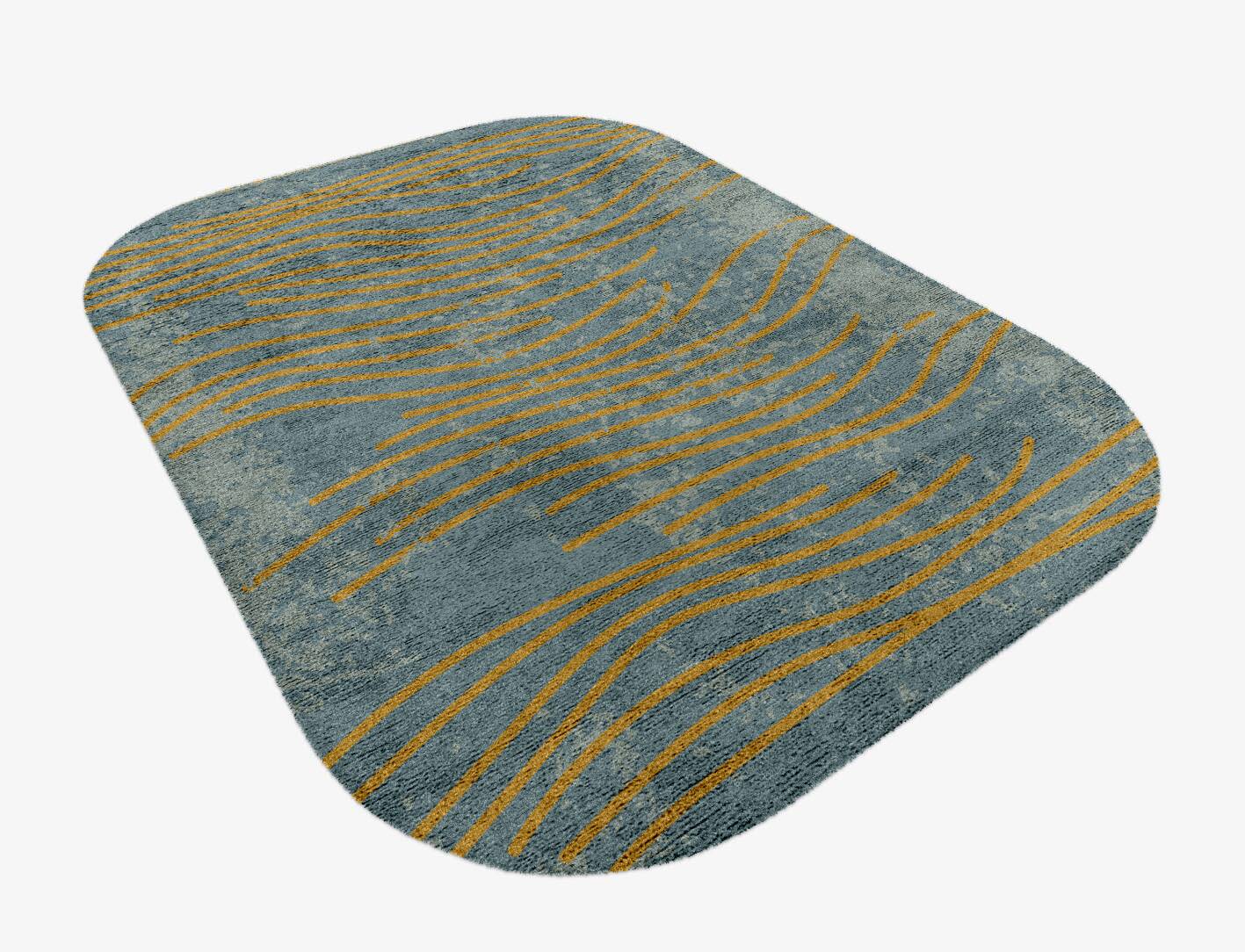 Glitz  Oblong Hand Knotted Bamboo Silk Custom Rug by Rug Artisan