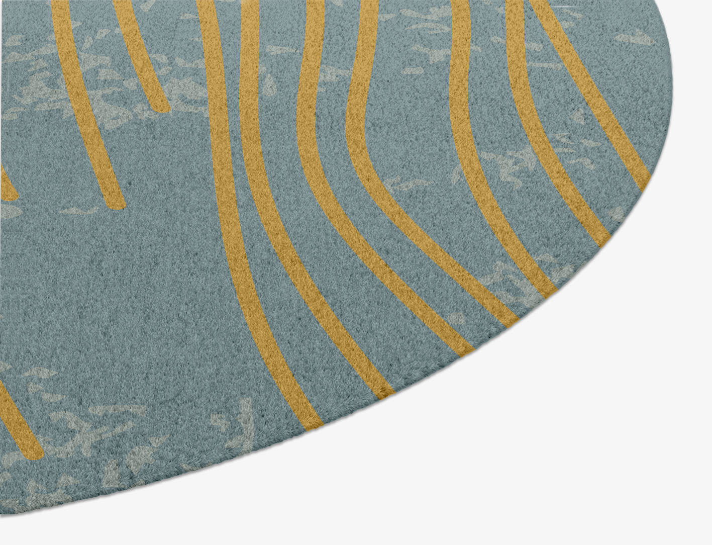 Glitz  Oval Hand Knotted Tibetan Wool Custom Rug by Rug Artisan