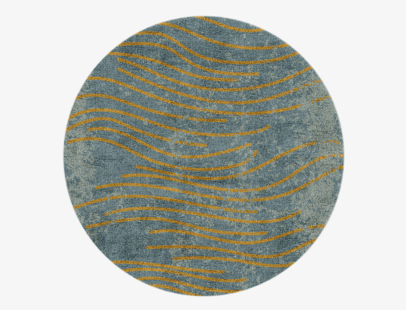 Glitz  Round Hand Knotted Bamboo Silk Custom Rug by Rug Artisan
