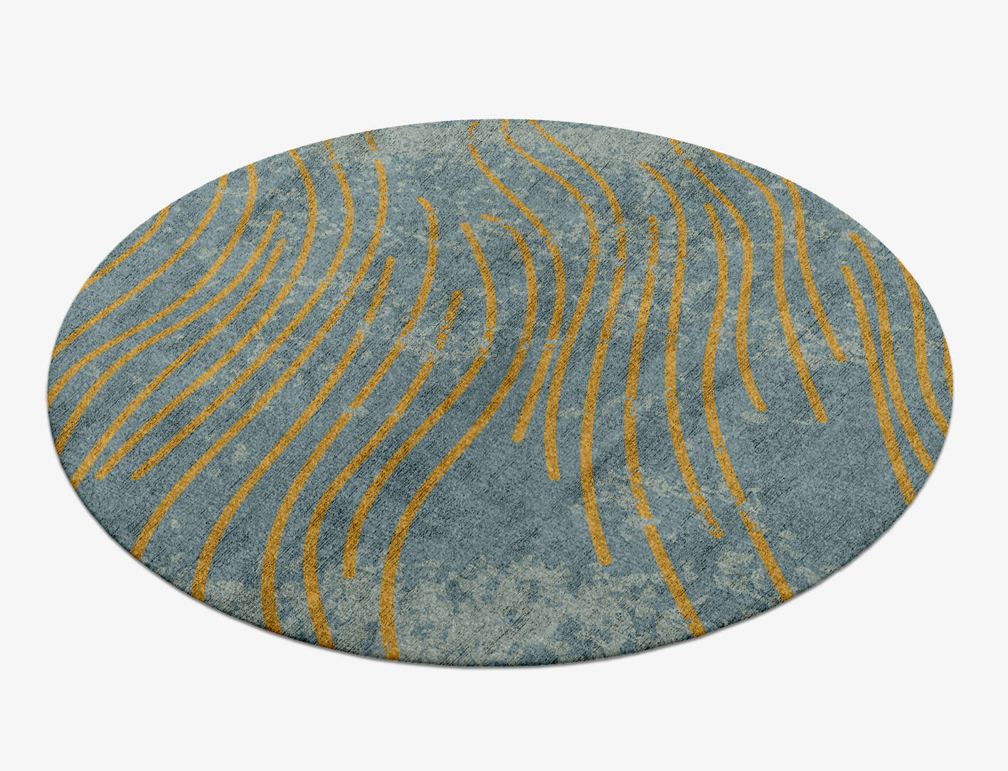 Glitz  Round Hand Knotted Bamboo Silk Custom Rug by Rug Artisan