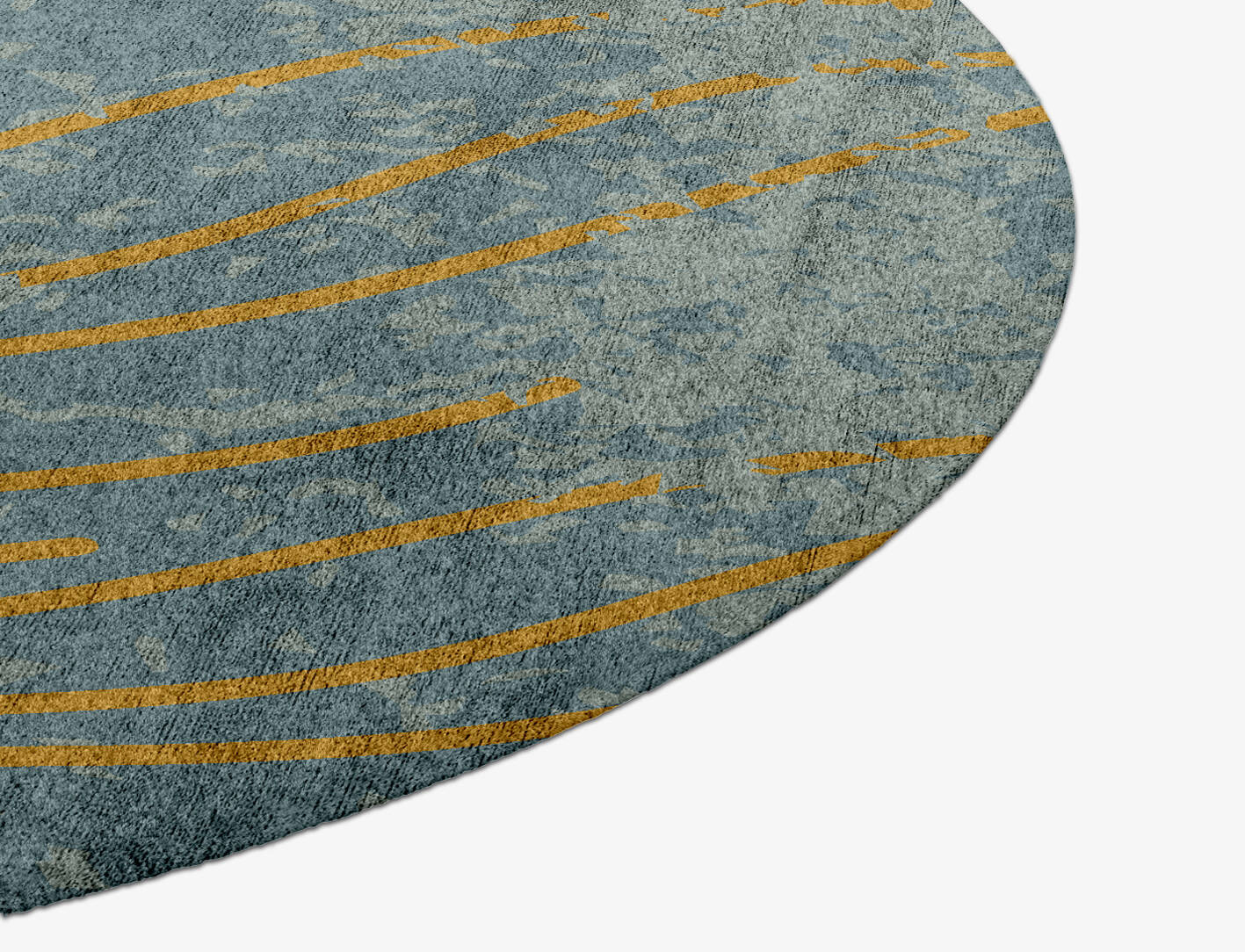 Glitz  Round Hand Knotted Bamboo Silk Custom Rug by Rug Artisan