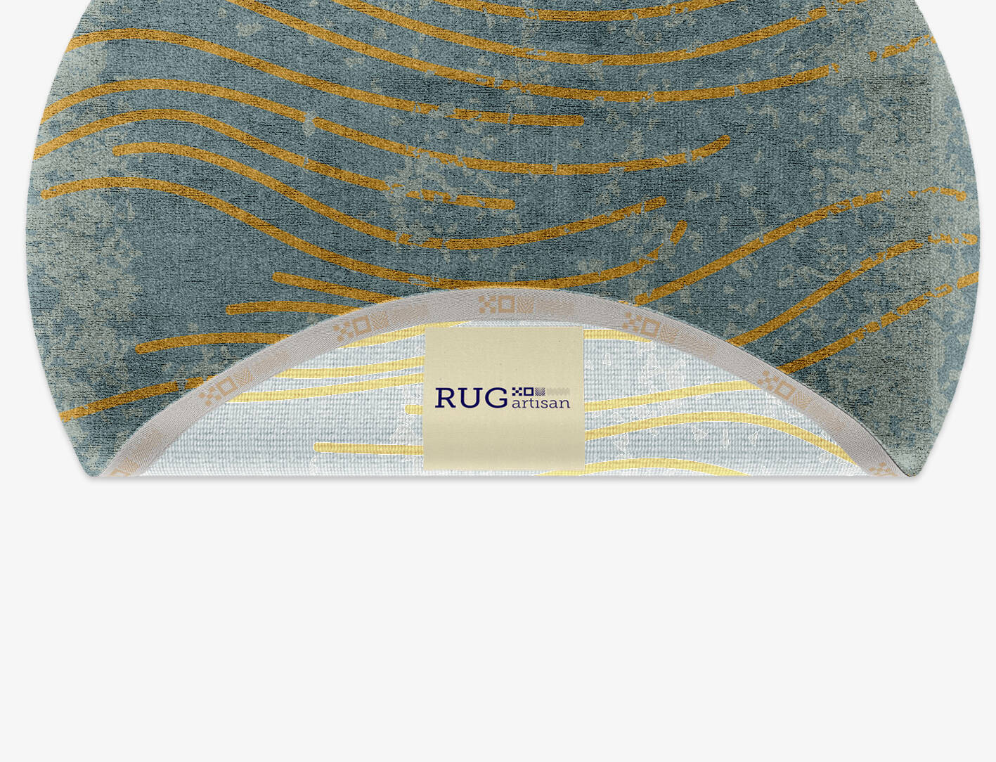 Glitz  Round Hand Knotted Bamboo Silk Custom Rug by Rug Artisan
