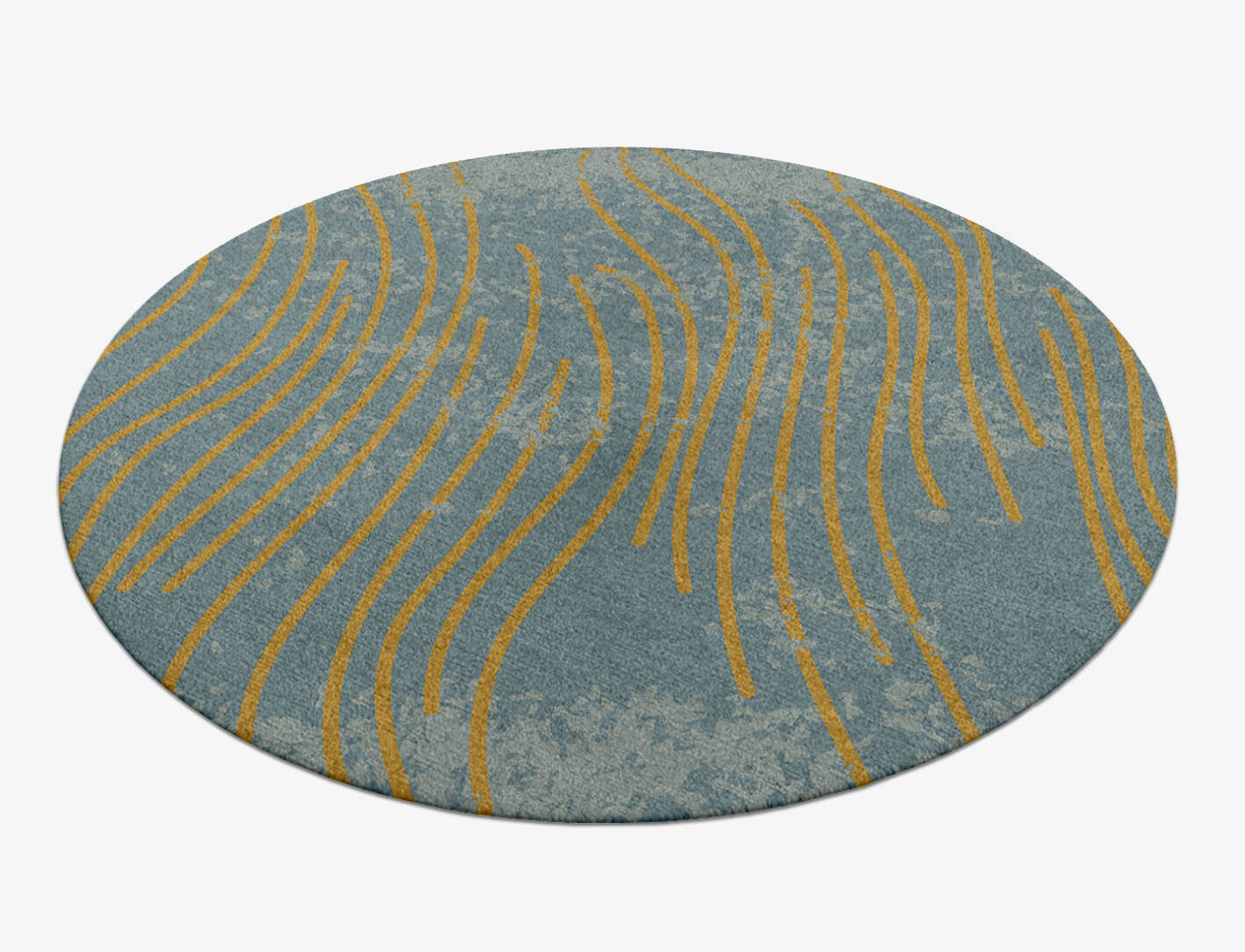 Glitz  Round Hand Knotted Tibetan Wool Custom Rug by Rug Artisan