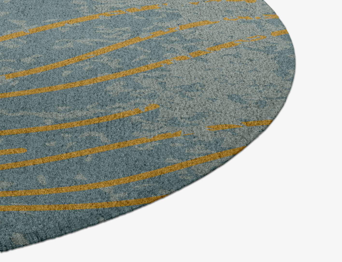 Glitz  Round Hand Knotted Tibetan Wool Custom Rug by Rug Artisan