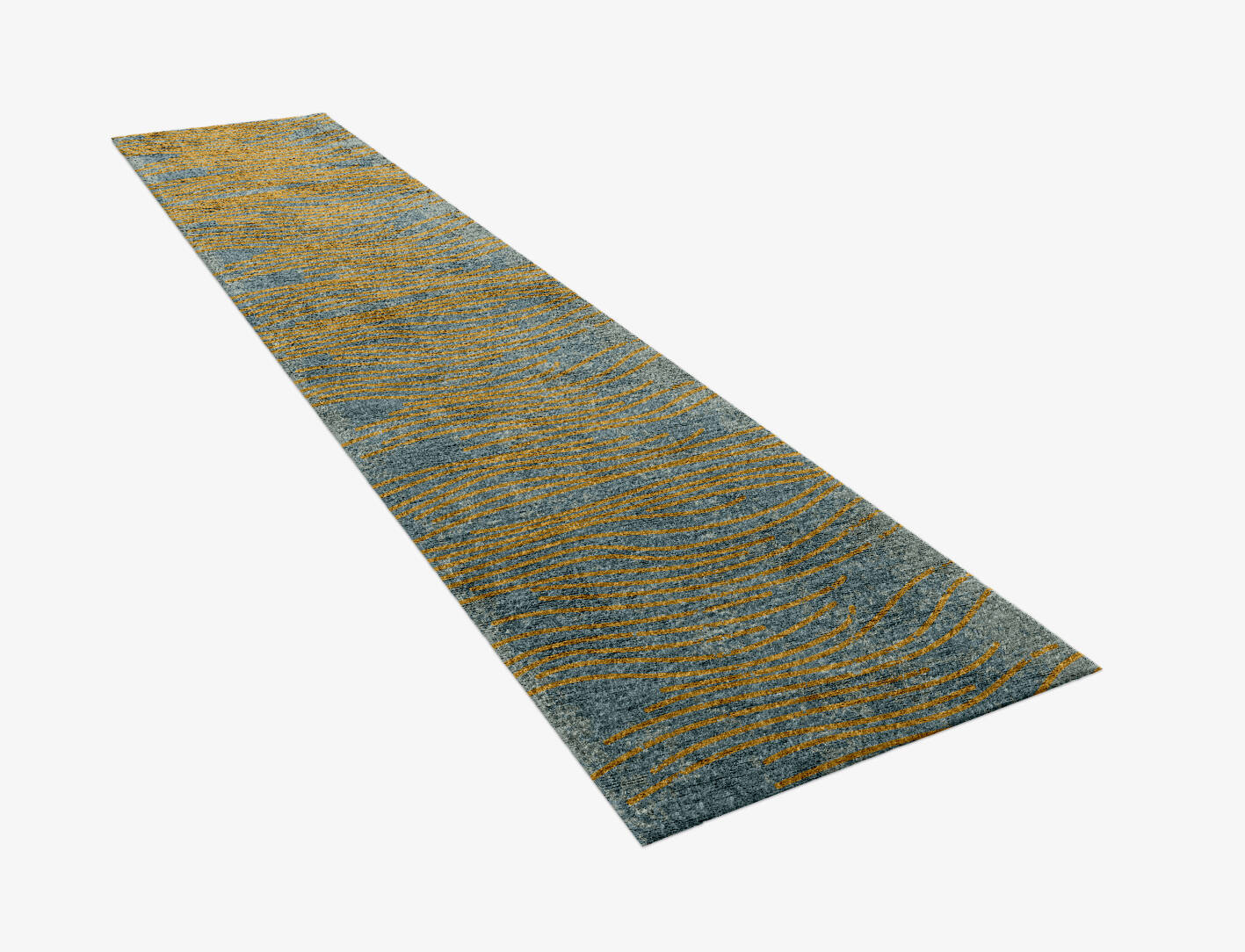 Glitz  Runner Hand Knotted Bamboo Silk Custom Rug by Rug Artisan