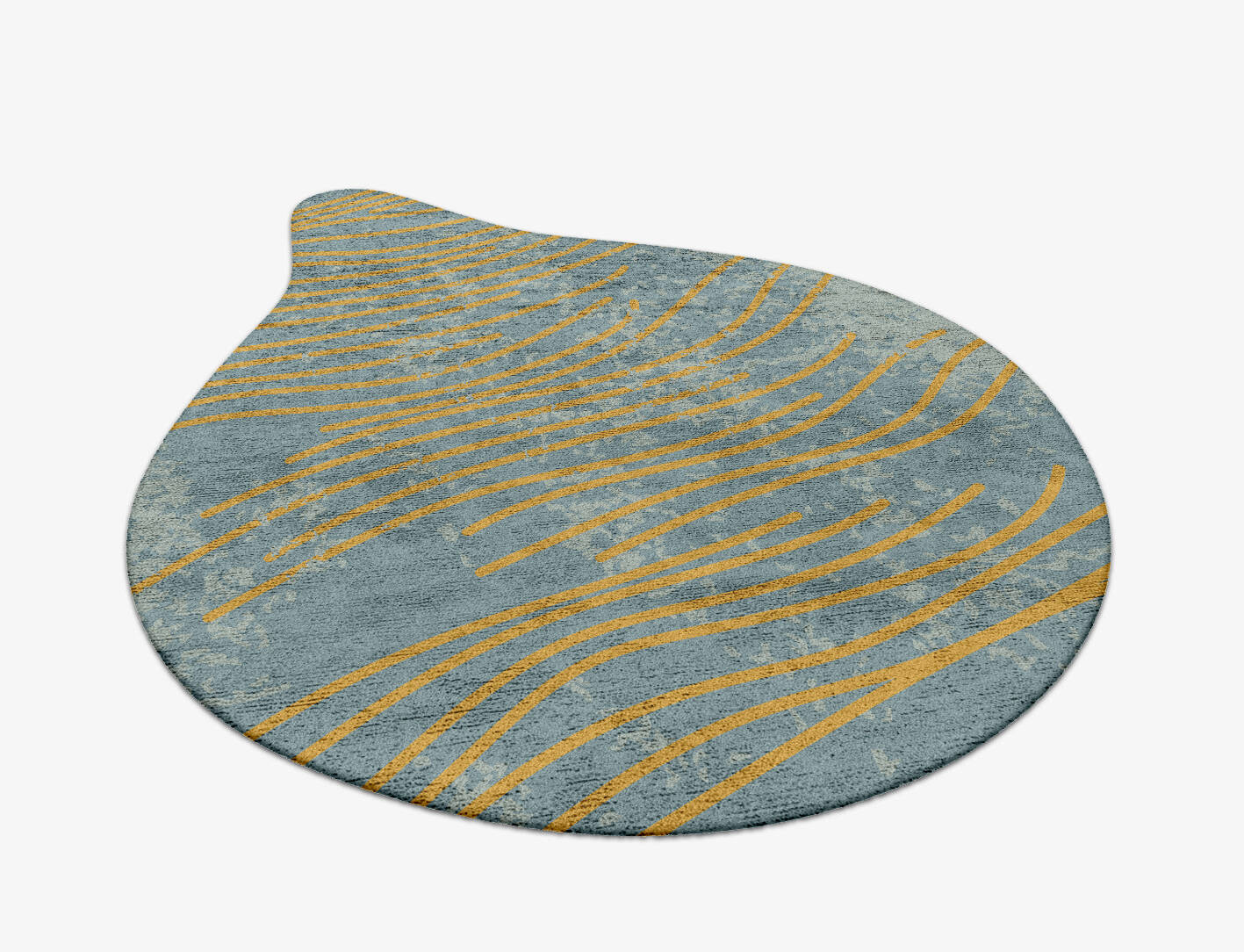Glitz  Drop Hand Tufted Bamboo Silk Custom Rug by Rug Artisan