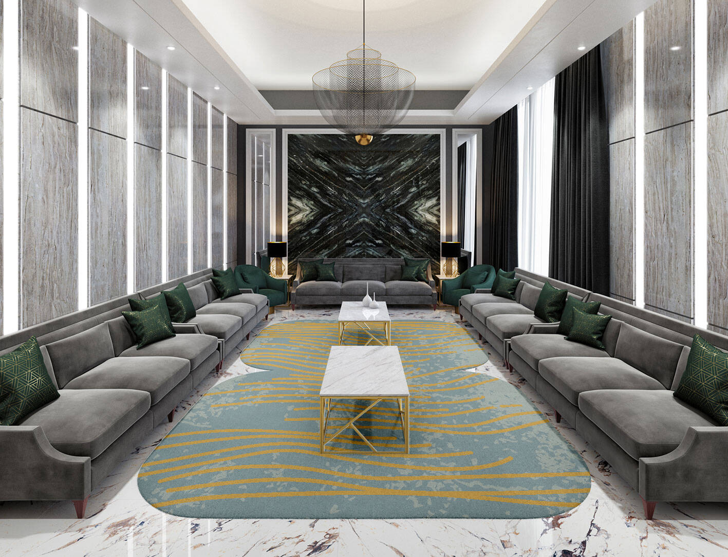 Glitz  Eight Hand Tufted Pure Wool Custom Rug by Rug Artisan