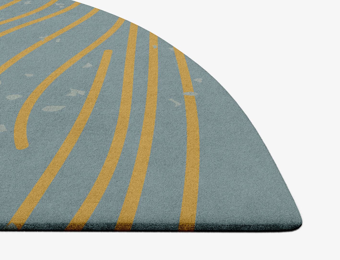 Glitz  Halfmoon Hand Tufted Pure Wool Custom Rug by Rug Artisan