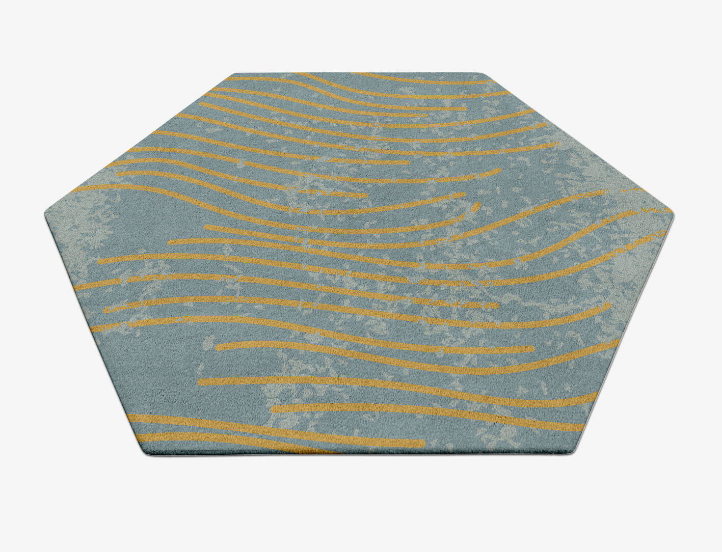 Glitz  Hexagon Hand Tufted Pure Wool Custom Rug by Rug Artisan