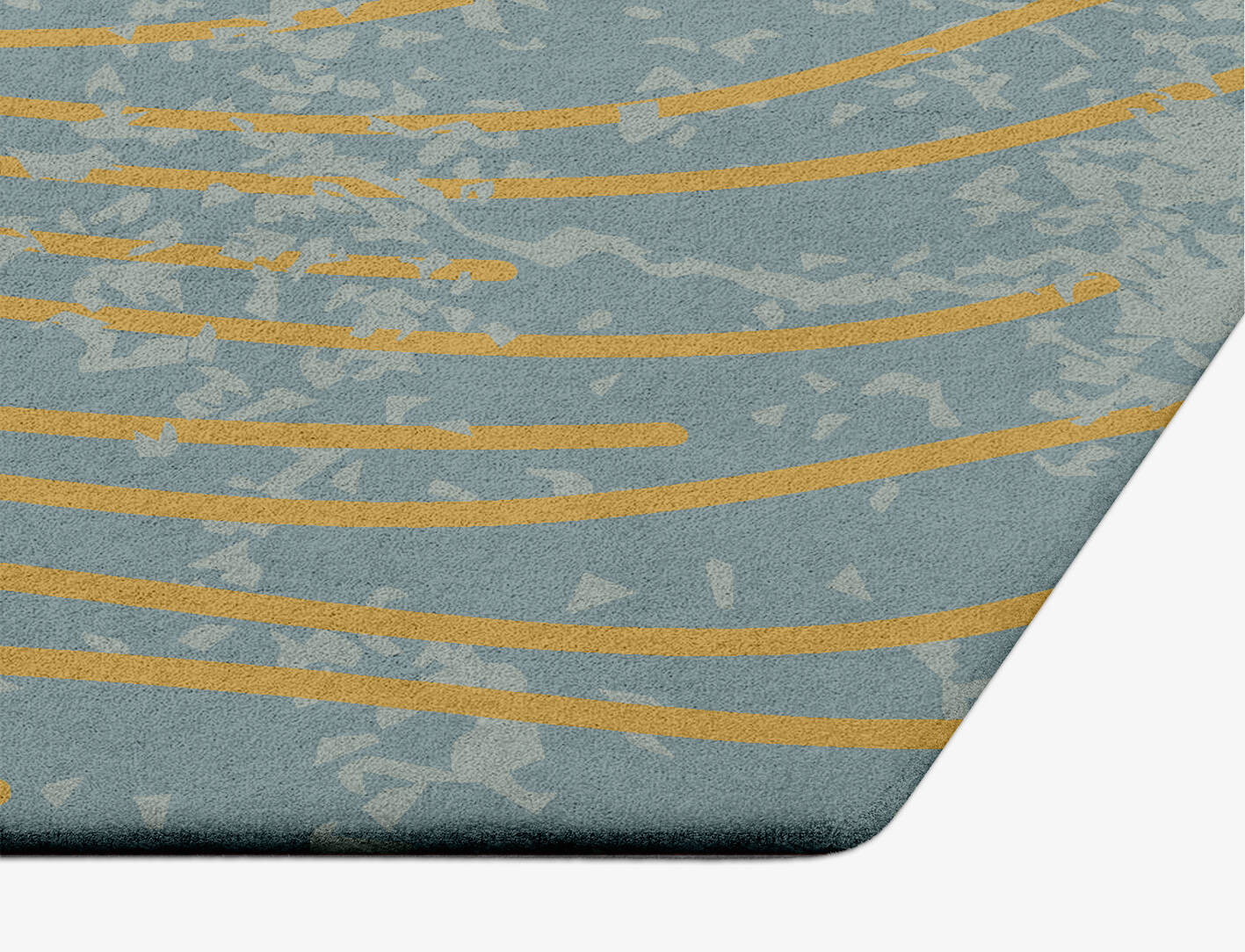 Glitz  Hexagon Hand Tufted Pure Wool Custom Rug by Rug Artisan