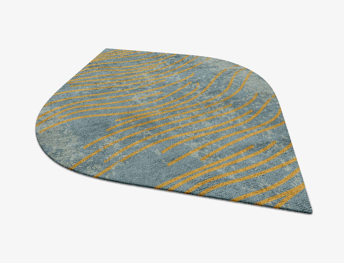 Glitz  Ogee Hand Tufted Bamboo Silk Custom Rug by Rug Artisan