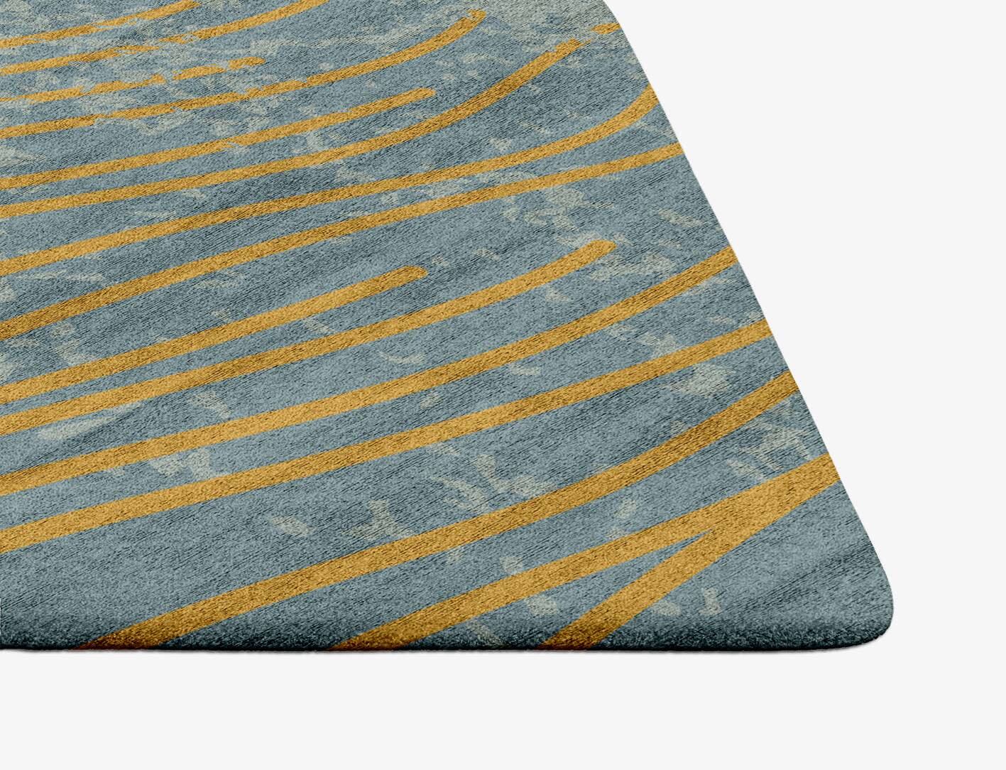 Glitz  Ogee Hand Tufted Bamboo Silk Custom Rug by Rug Artisan