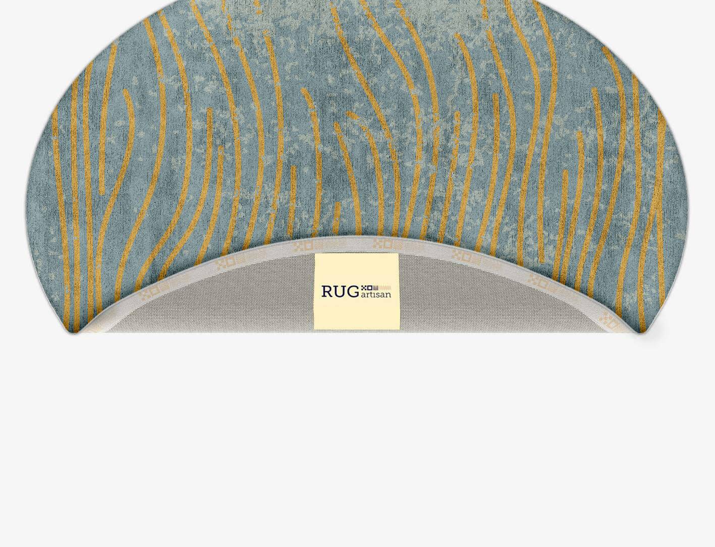 Glitz  Oval Hand Tufted Bamboo Silk Custom Rug by Rug Artisan