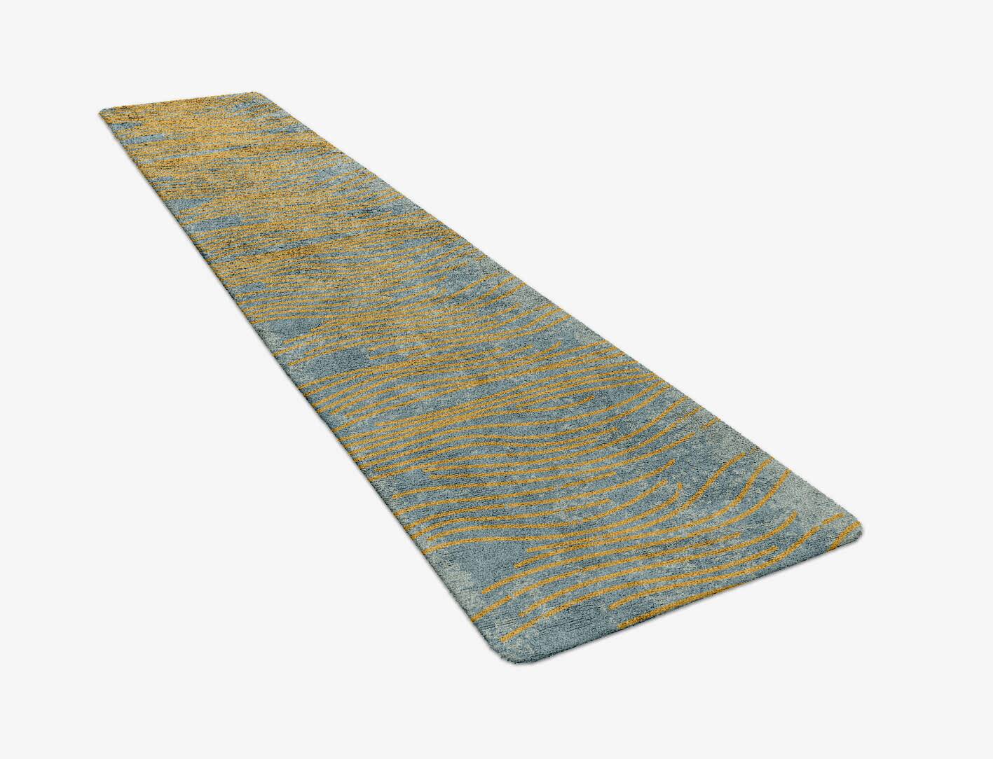 Glitz  Runner Hand Tufted Bamboo Silk Custom Rug by Rug Artisan