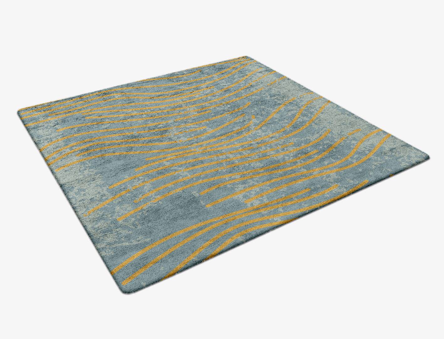 Glitz  Square Hand Tufted Bamboo Silk Custom Rug by Rug Artisan