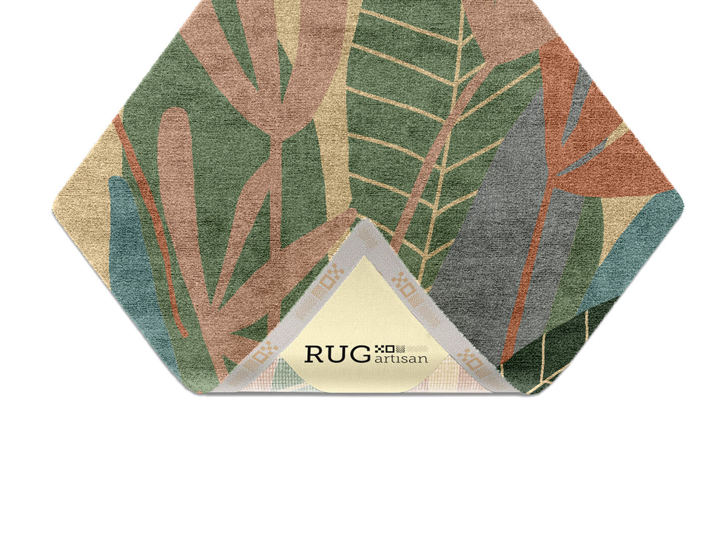 Goldenrod Field of Flowers Diamond Hand Knotted Bamboo Silk Custom Rug by Rug Artisan