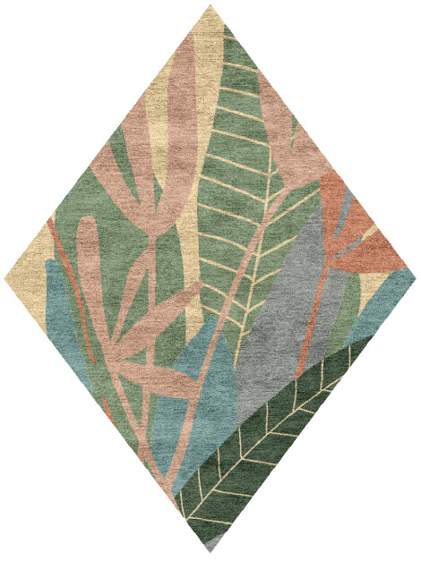 Goldenrod Field of Flowers Diamond Hand Knotted Bamboo Silk Custom Rug by Rug Artisan