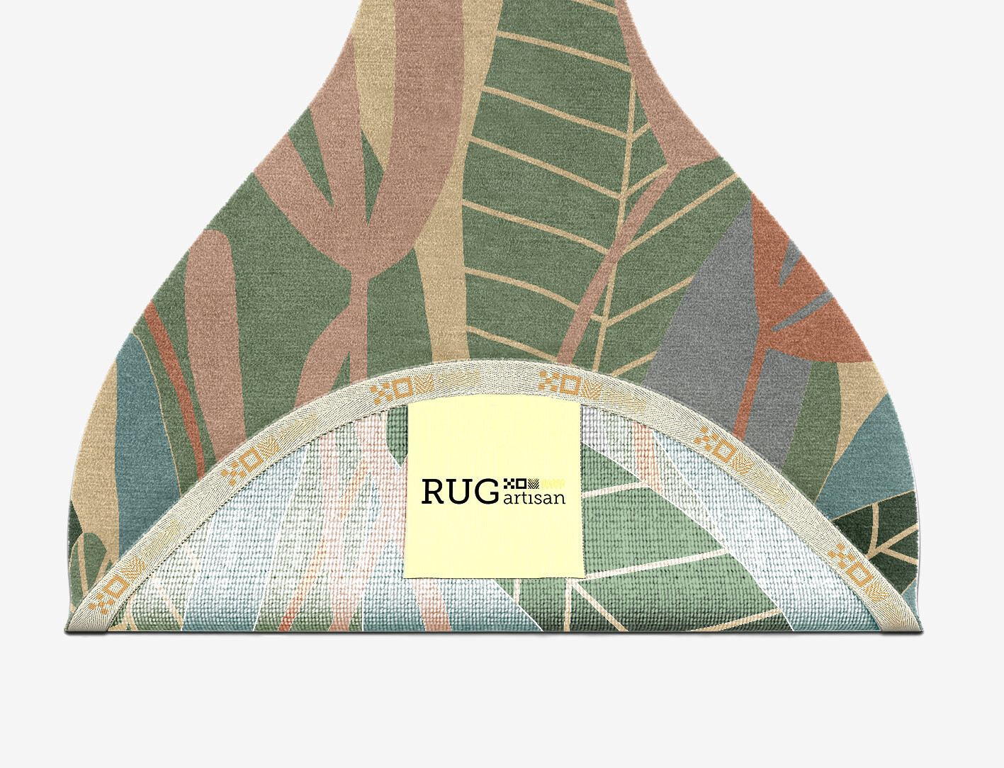 Goldenrod Field of Flowers Drop Hand Knotted Tibetan Wool Custom Rug by Rug Artisan