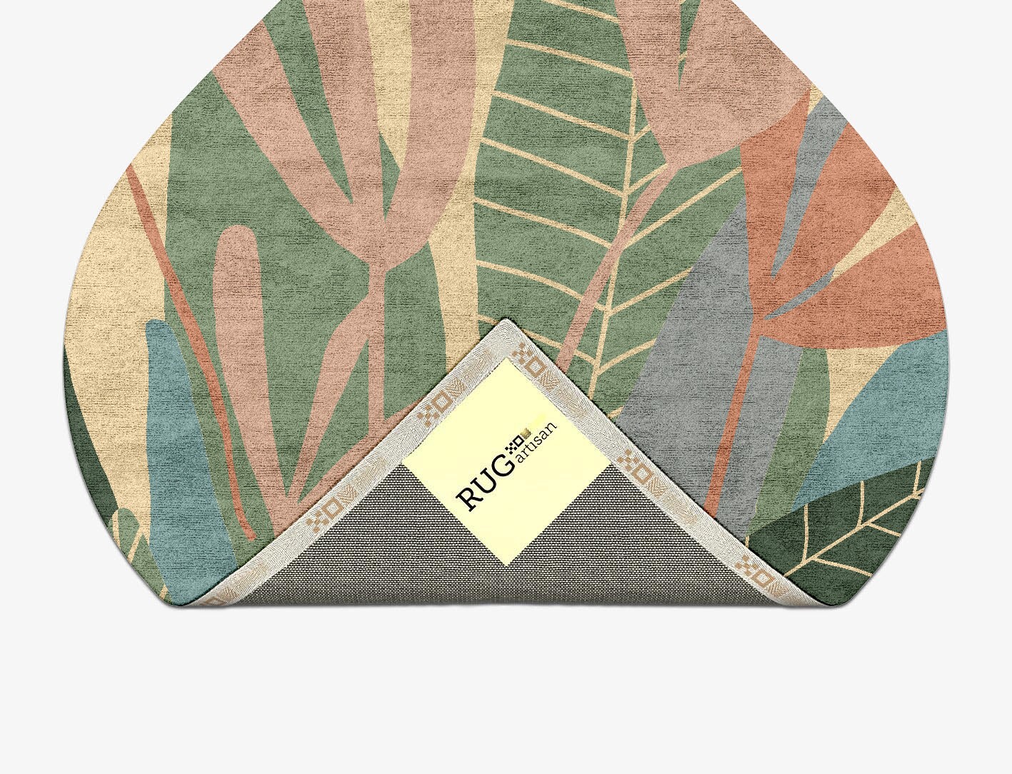 Goldenrod Field of Flowers Ogee Hand Tufted Bamboo Silk Custom Rug by Rug Artisan